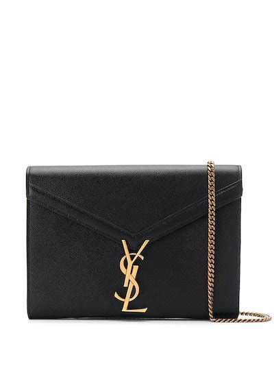 ysl portafoglio linea tessile|Saint Laurent Portafoglio Con Catena YSL .